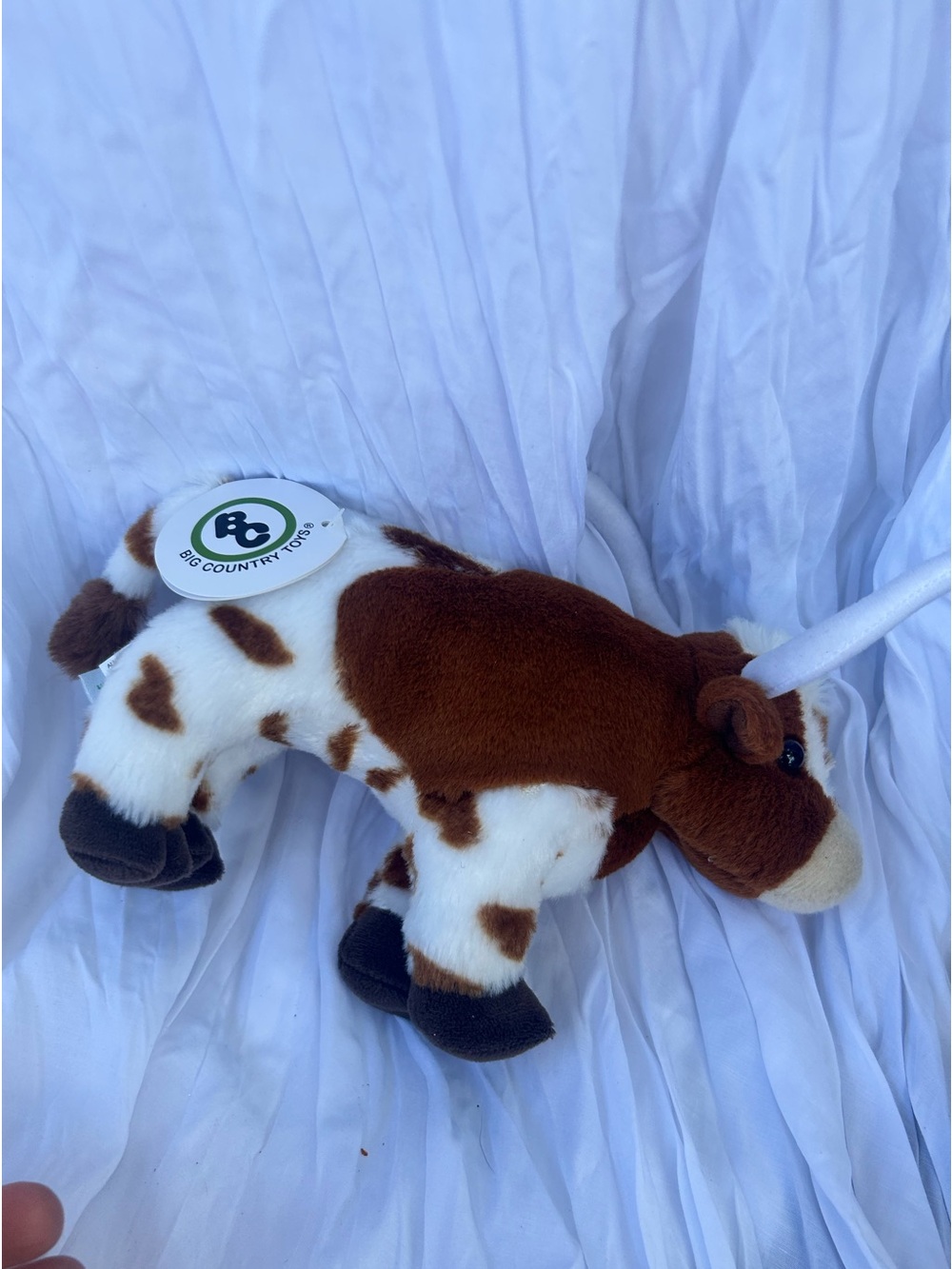 Woodrow the Longhorn Bull Plush by Big Country Toys